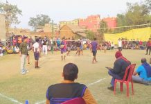 খাজুরা গ্রামে অনুষ্ঠিত হলো ভলিবল প্রতিযোগিতা