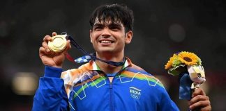 জ্যাভলিন থ্রোয়ে সোনা , ইতিহাস গড়লেন নীরজ।