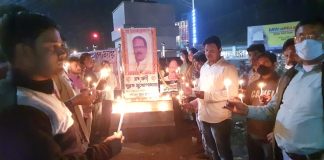 রঘুনাথপুর শহর তৃণমূল যুব ও ছাত্র পরিষদের উদ্যোগে প্রয়াত সুব্রত মুখোপাধ্যায় কে শ্রদ্ধাঞ্জলি জ্ঞাপন।