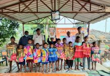 বিরসা মুন্ডার ১৪৬ তম জন্মবার্ষিকী উপলক্ষে কম্বল, মিষ্টি ,খেলার সামগ্রী বিতরণ।