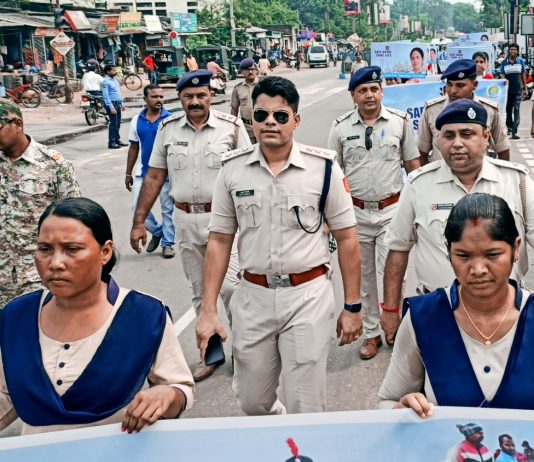 পুলিশ ডে পালিত হলো রঘুনাথপুর শহরে।