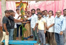 খুঁটি পুজোর আয়োজন করল রঘুনাথপুর মিশনরোড সার্বজনীন দুর্গাপুজো কমিটি।