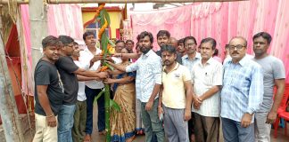 খুঁটি পুজোর আয়োজন করল রঘুনাথপুর মিশনরোড সার্বজনীন দুর্গাপুজো কমিটি।